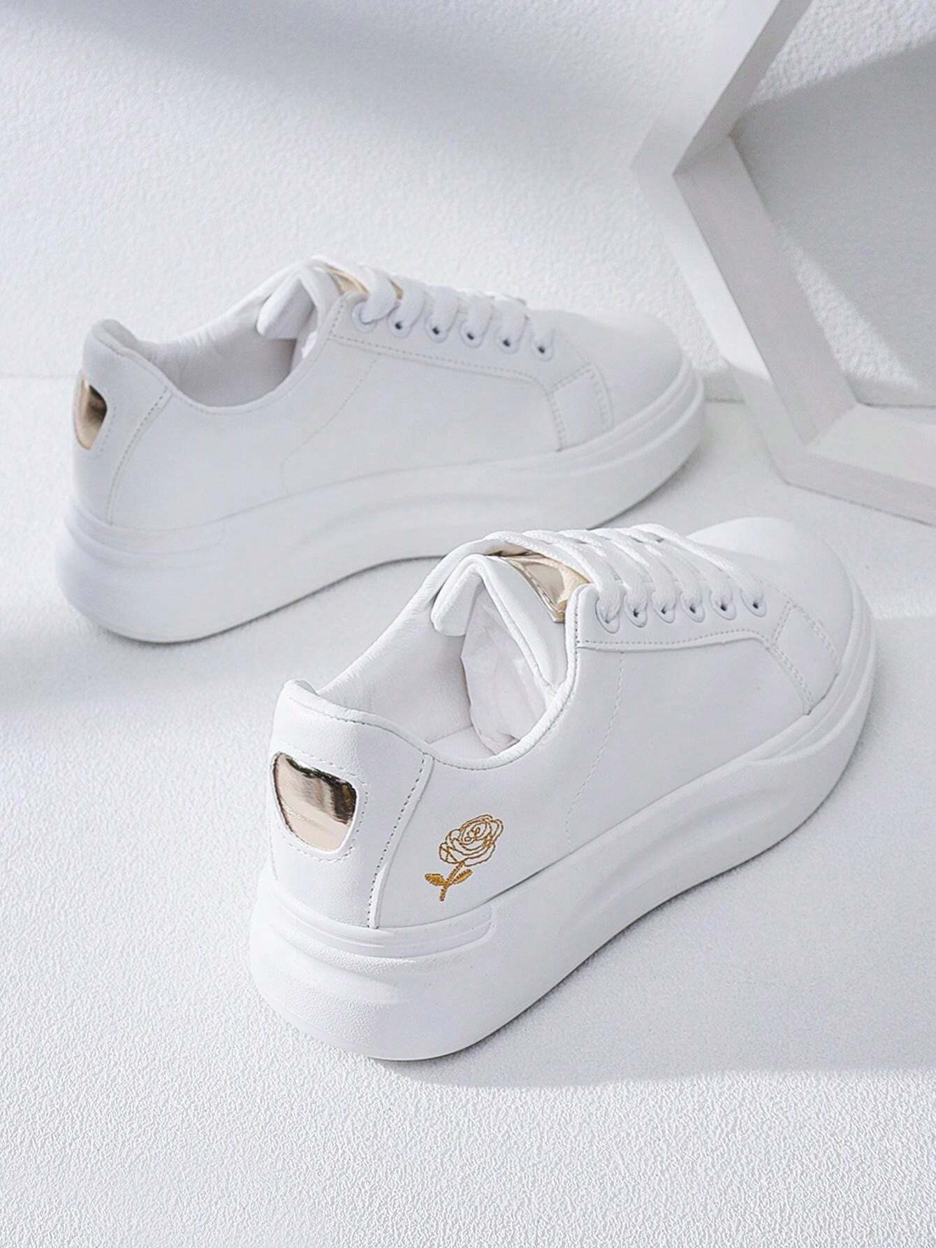 Tênis Branco Casual Feminino - Bella Mônica