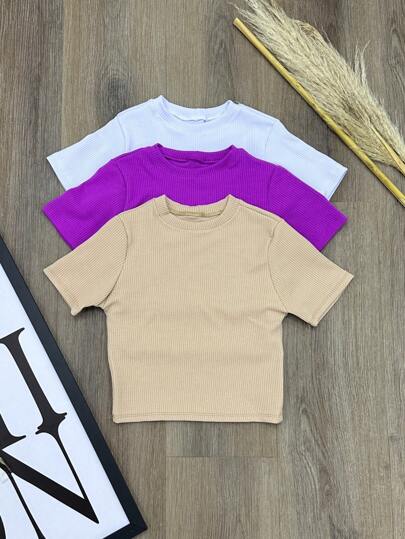 Blusinha Cropped Kit 3 - Estela