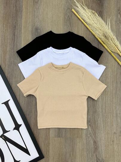 Blusinha Cropped Kit 3 - Estela