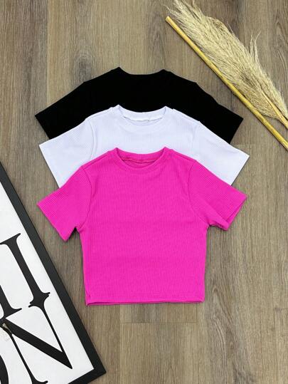 Blusinha Cropped Kit 3 - Estela