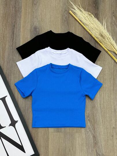 Blusinha Cropped Kit 3 - Estela