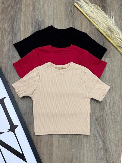 Blusinha Cropped Kit 3 - Estela