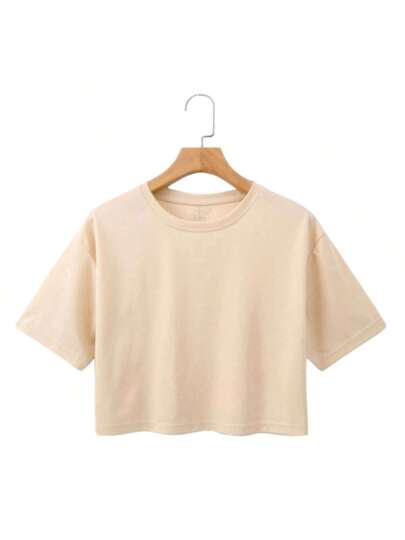 kit 3 camiseta Cropped basica