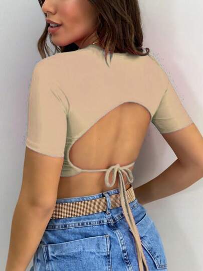 CROPPED TOP COM BOJO