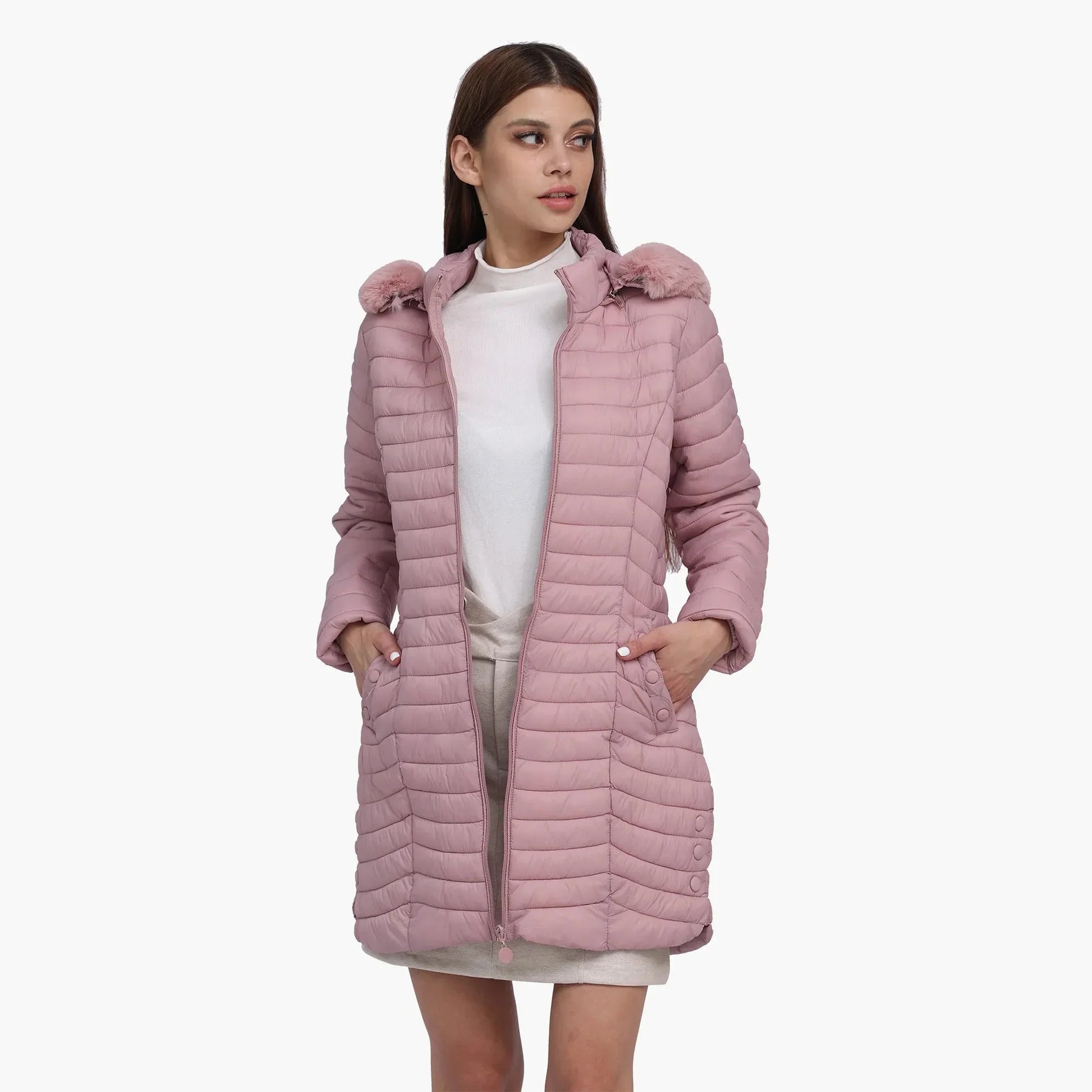 casaco Casaco de Inverno casaco feminino casaco longo casaco de inverno feminino Casaco Manga Longa casaco feminino de inverno casaco forrado casaco inverno Casaco Aberto casaco com bolso Casaco de pele