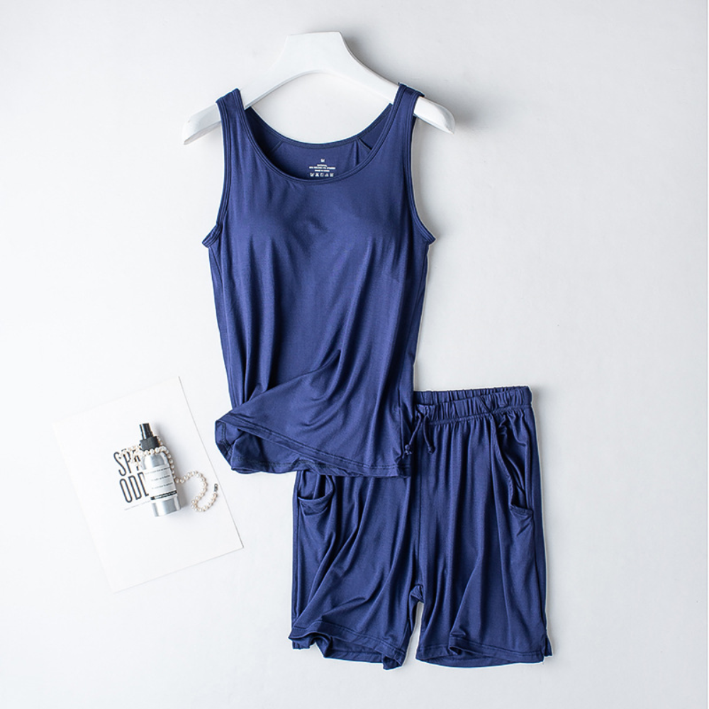 Pijama Feminino Curto em Modal - Melina