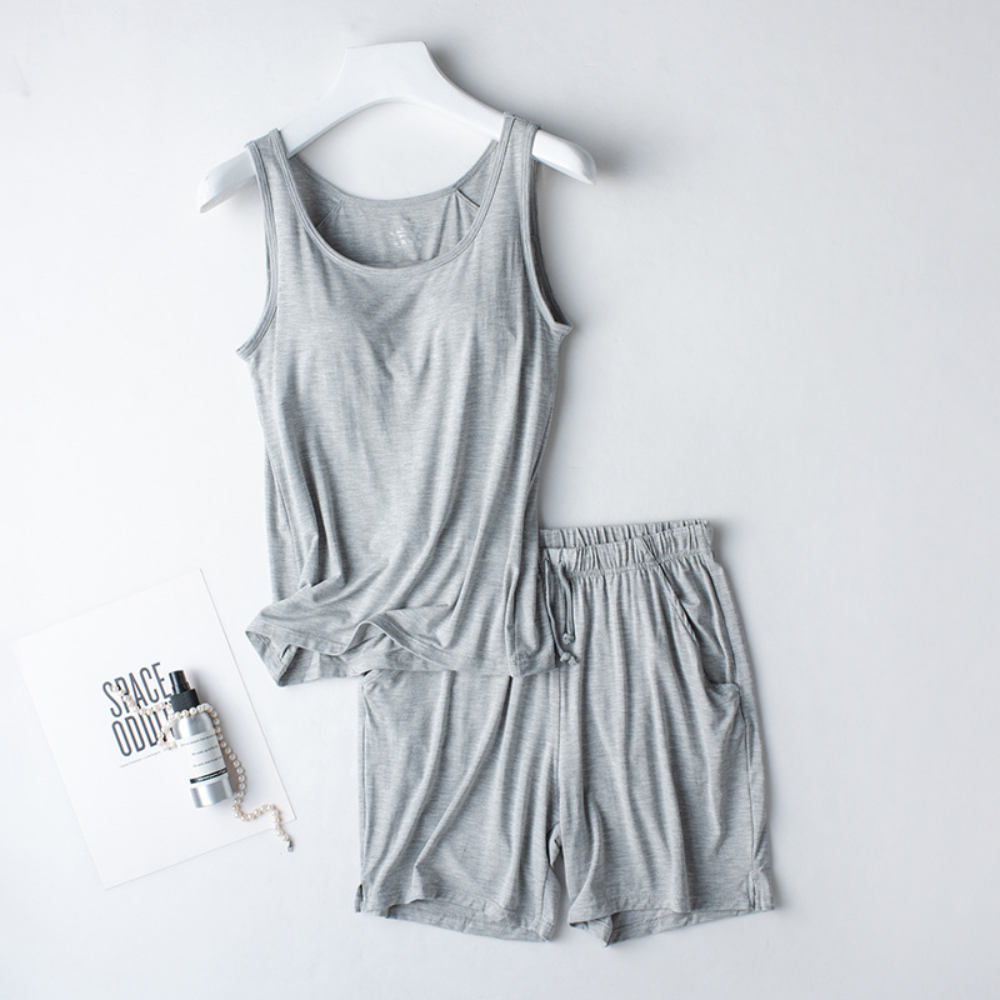 Pijama Feminino Curto em Modal - Melina