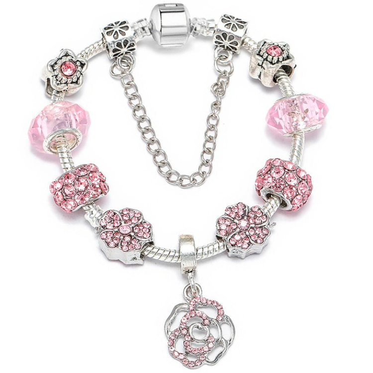 Pulseira de prata pulseira Acessórios de luxo