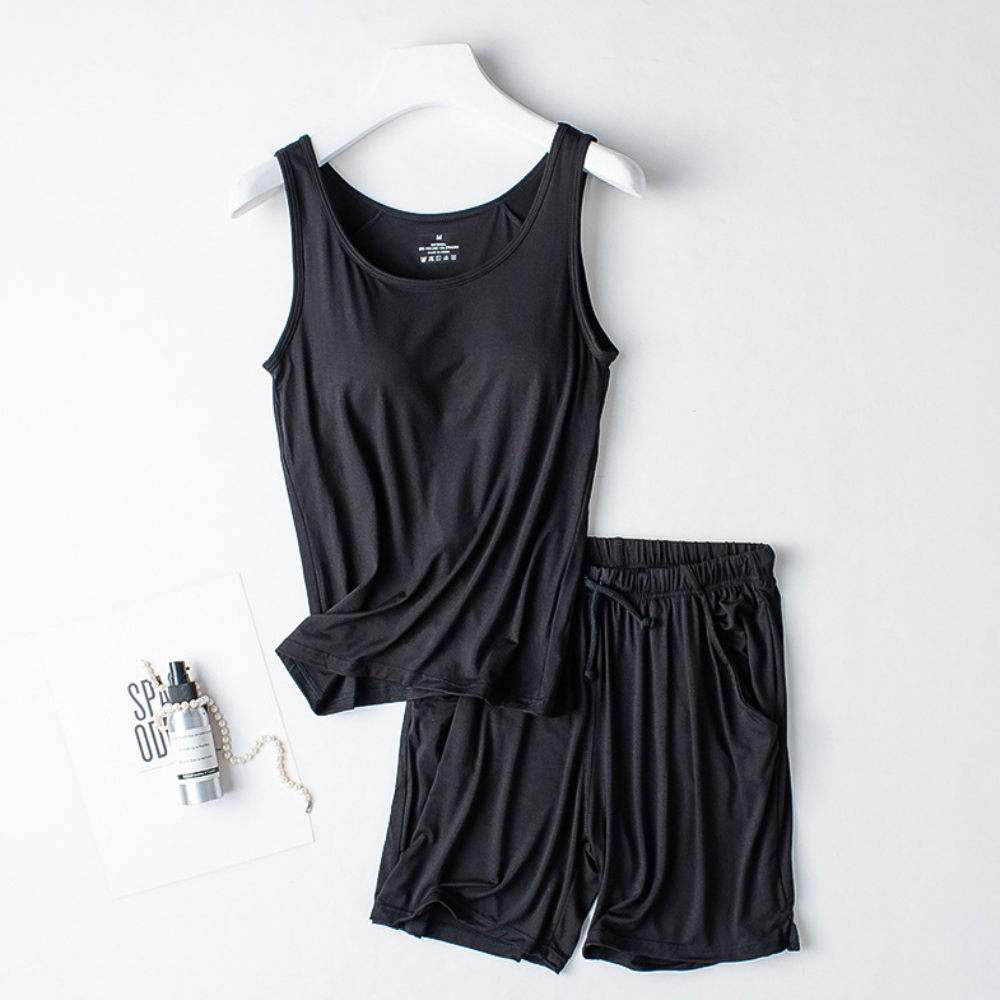 Pijama Feminino Curto em Modal - Melina