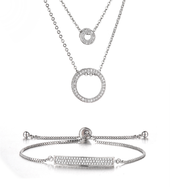 Relógio feminino relogios Pulseira feminina pulseira e colar presente para mulheres Presente para ela kit relógio pulseira e colar kit relógio e pulseira kit Kit de relógio ideias de presente para namorada ideias de presente barato Conjunto de joias de luxo Conjunto de joias Colar feminino Aço com pedras cravejadas