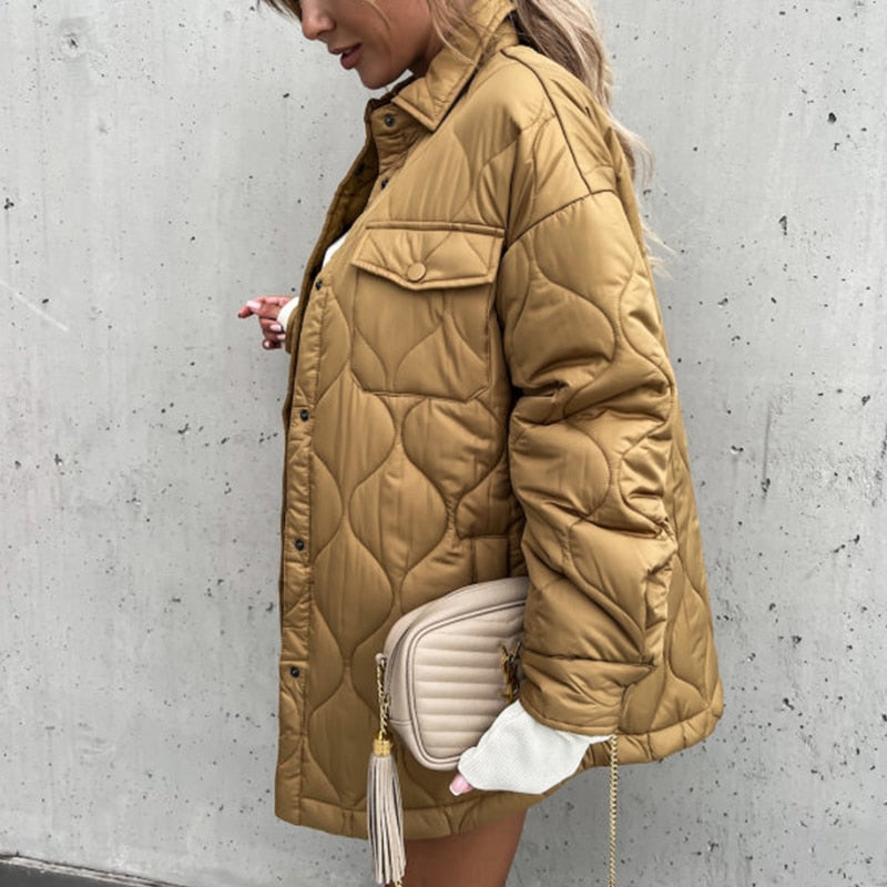 Casaco Manga Longa casaco longo Casaco Liso Casaco Grosso Fabienne Casaco Grosso Casaco de Inverno Casaco com botões casaco casaco feminino casaco de inverno feminino casaco feminino de inverno Casaco Aberto casaco inverno