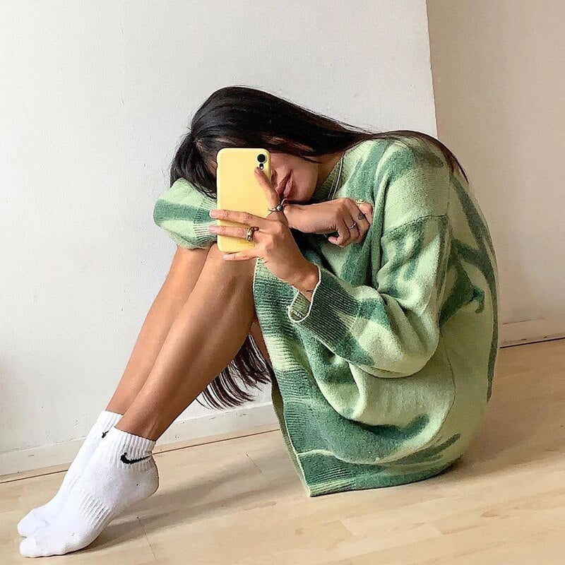 Suéter de Malha Solto Melody