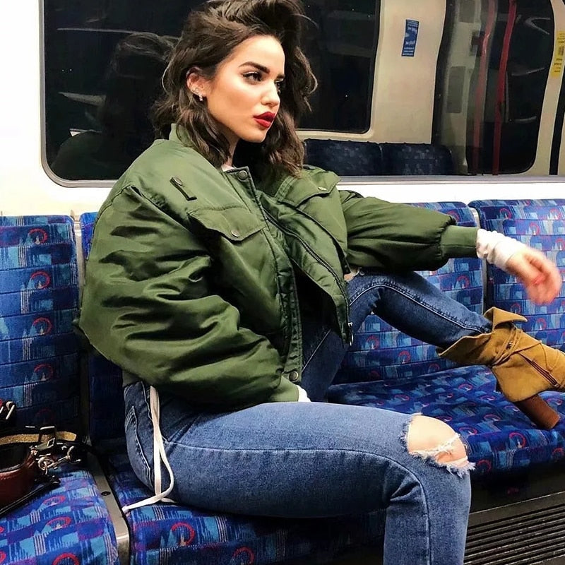 jaquetas jaqueta Jaquetas e Blusões jaqueta de inverno jaqueta feminina jaqueta de frio jaqueta-puffer jaqueta forrada jaqueta mulher