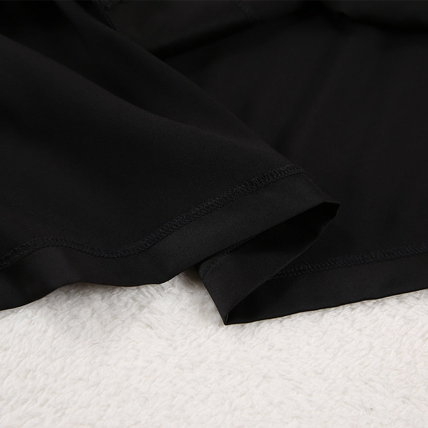 Pijama Feminino de Cetim Longo - Chicago