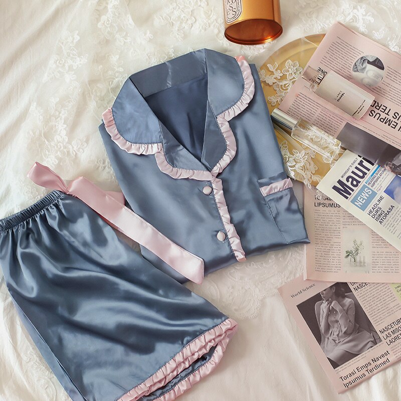 Pijama Feminino em Cetim - Pietra