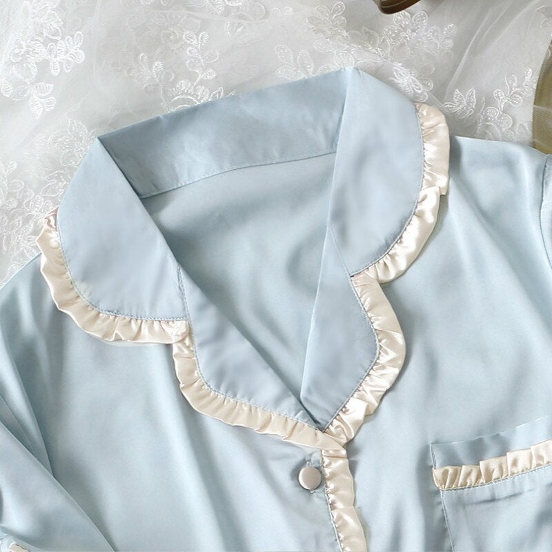 Pijama Feminino em Cetim - Pietra