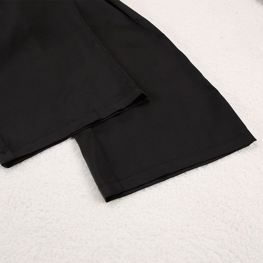 Pijama Feminino de Cetim Longo - Chicago