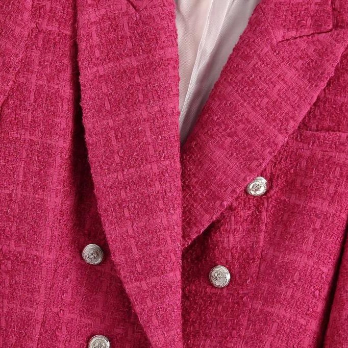 Blazer Longo de Lã Sintética Eloise Blazer Longo Blazer Grosso Blazer de Lã Sintética Blazer blazer Blazer com Botões Blazer Xadrez Blazer de Cintura Larga Blazer de Dois Botões blazer feminino Blazer Liso