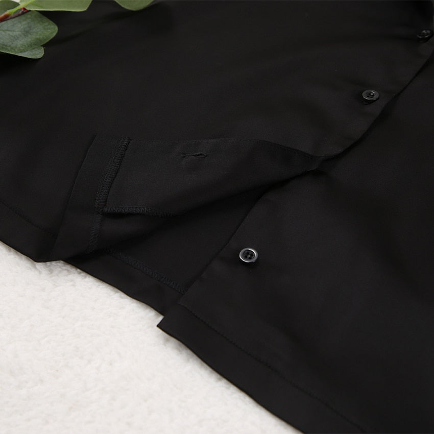 Pijama Feminino de Cetim Longo - Chicago