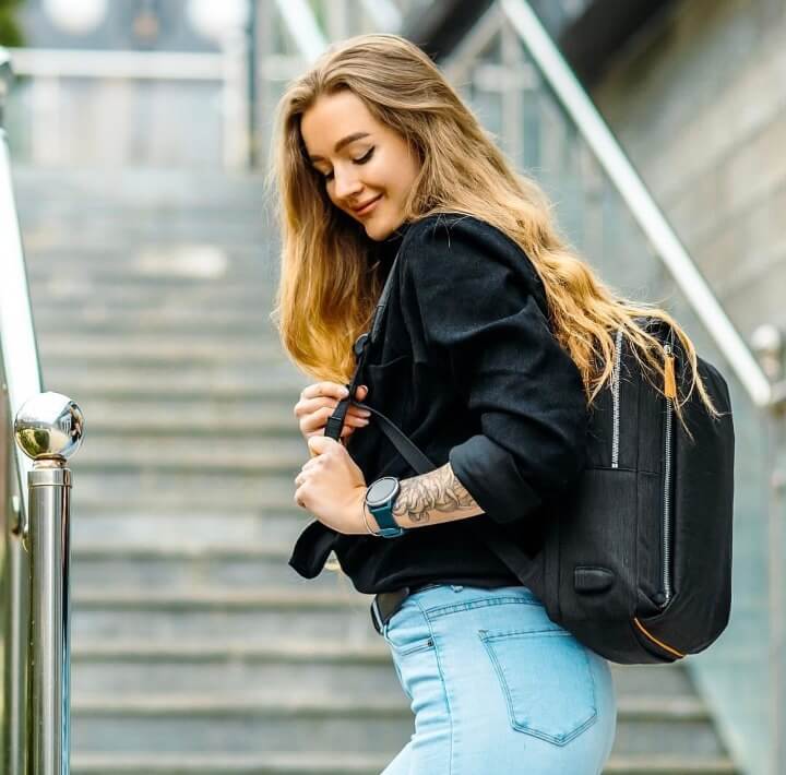 mochilas femininas mochila preta mochila para notebook Mochila para Faculdade Mochila inteligente Mochila Impermeável Mochila Escolar mochila de viagem Bolsa Mochila Grande