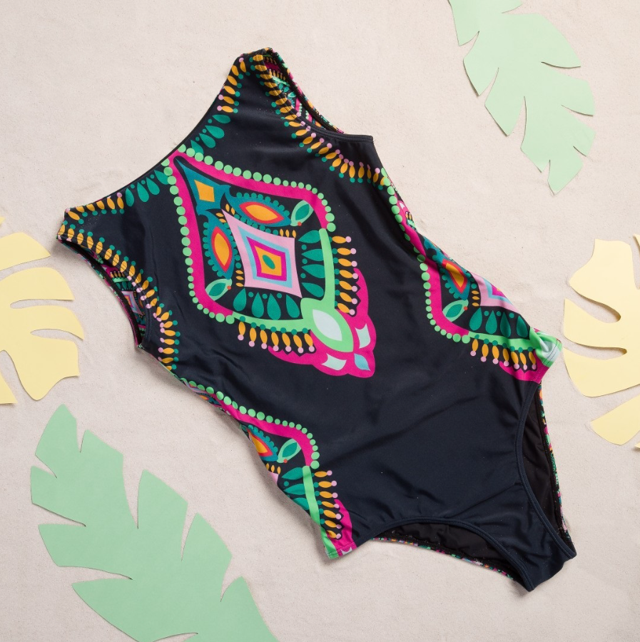 Maiôs maiô estampado maiô costas cruzadas maiô com decote nas costas maiô com decote maiô com amarração Maiô dias de verão cores do verão biquini verão biquini de verão