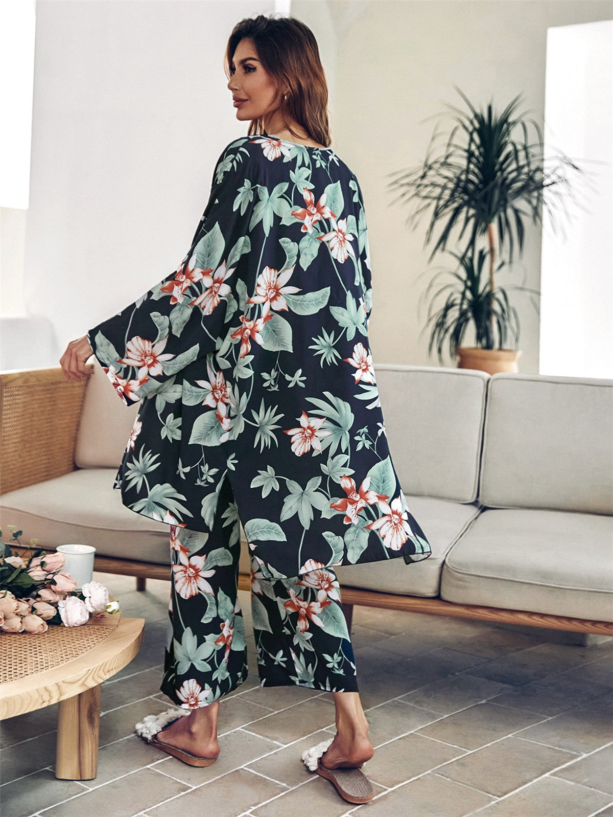 Pijama Feminino 3 Peças- Cora