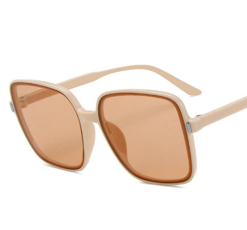 Óculos de Sol Feminino Quadrado Oversized oculos de sol oculos moda verão moda praia 2023 moda praia