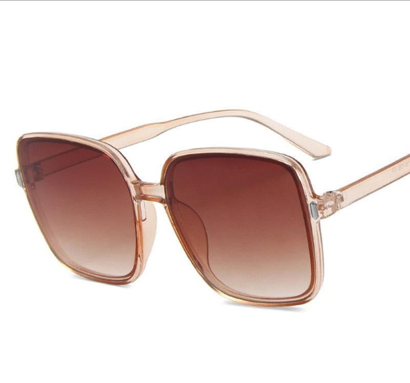 Óculos de Sol Feminino Quadrado Oversized oculos de sol oculos moda verão moda praia 2023 moda praia