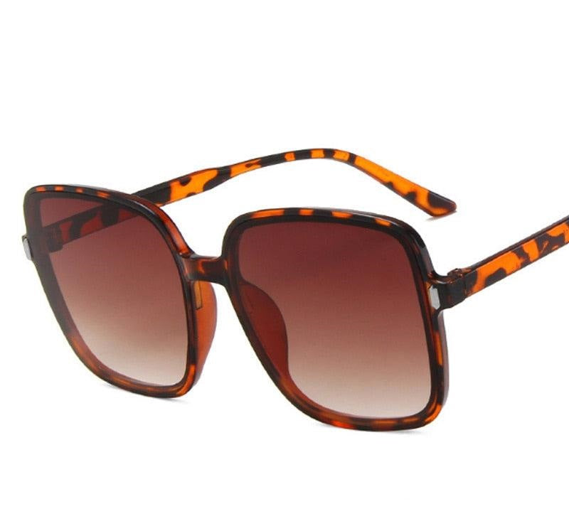Óculos de Sol Feminino Quadrado Oversized oculos de sol oculos moda verão moda praia 2023 moda praia