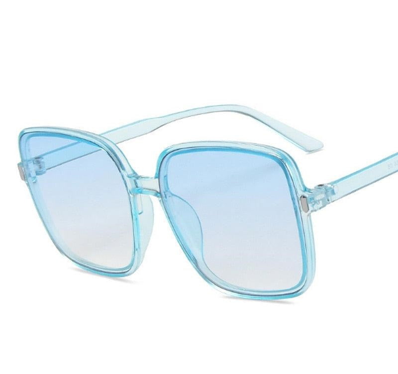 Óculos de Sol Feminino Quadrado Oversized oculos de sol oculos moda verão moda praia 2023 moda praia