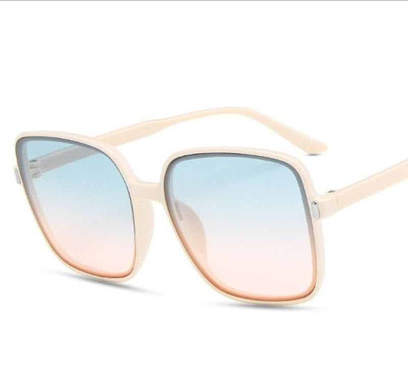 Óculos de Sol Feminino Quadrado Oversized oculos de sol oculos moda verão moda praia 2023 moda praia