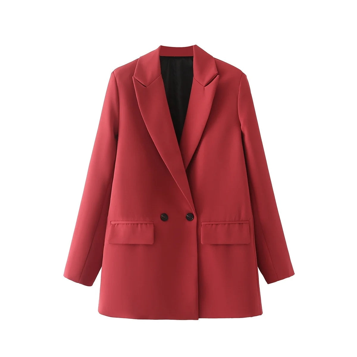 Blazer Liso de Dois Botões Lise Blazer Liso Blazer de Dois Botões Blazer Blazer Feminino Liso Blazer Feminino