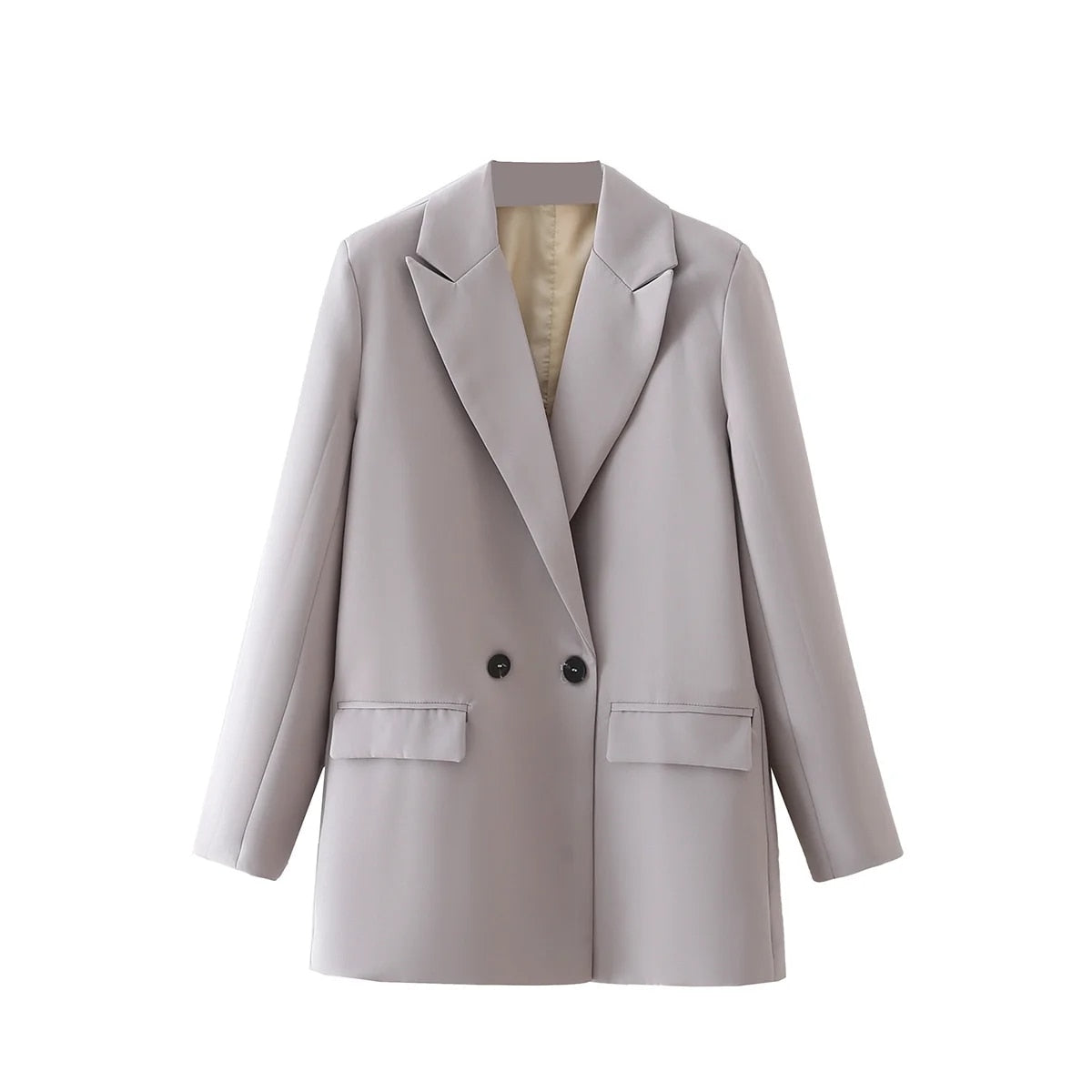 Blazer Liso de Dois Botões Lise Blazer Liso Blazer de Dois Botões Blazer Blazer Feminino Liso Blazer Feminino