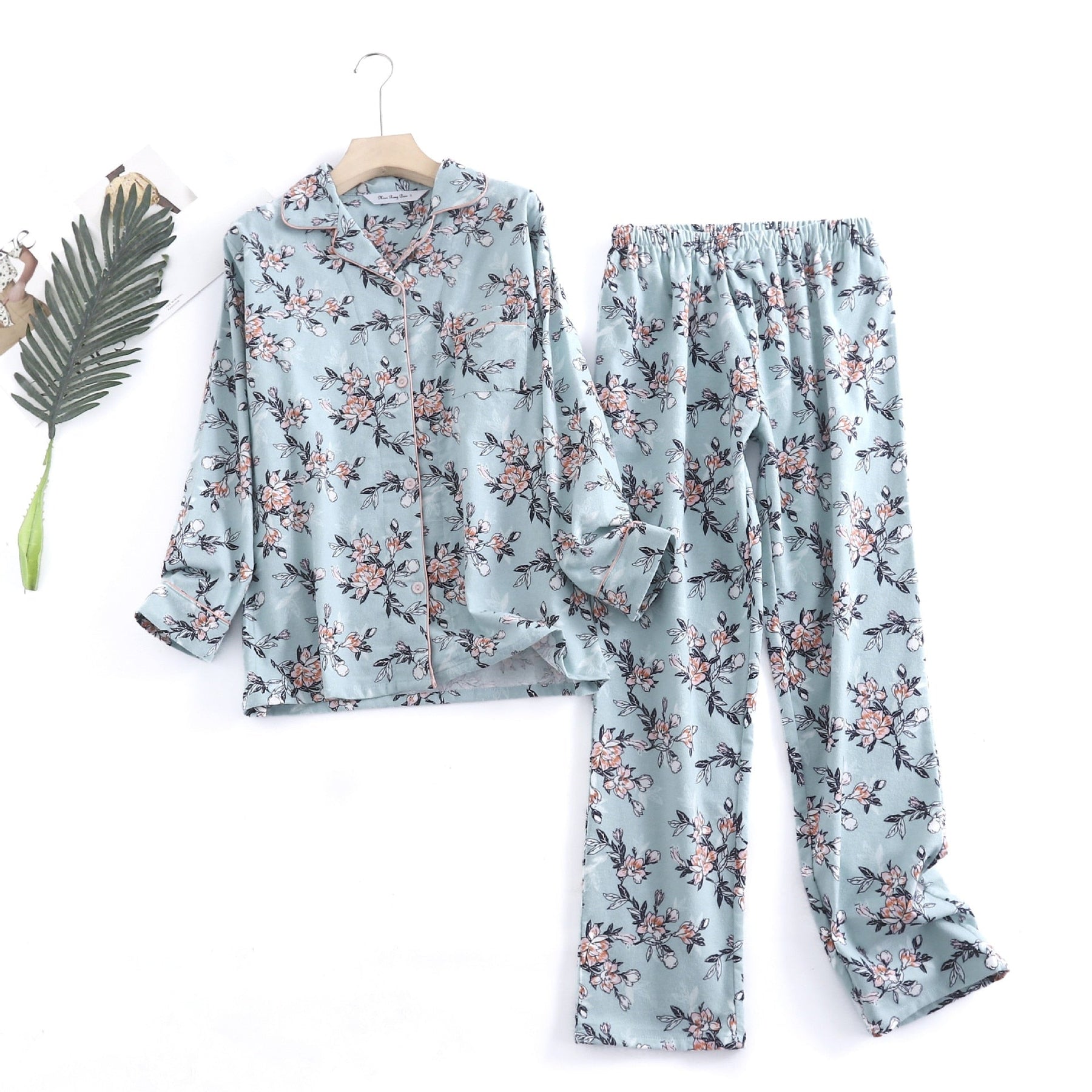 Pijama Feminino Longo -Jardins