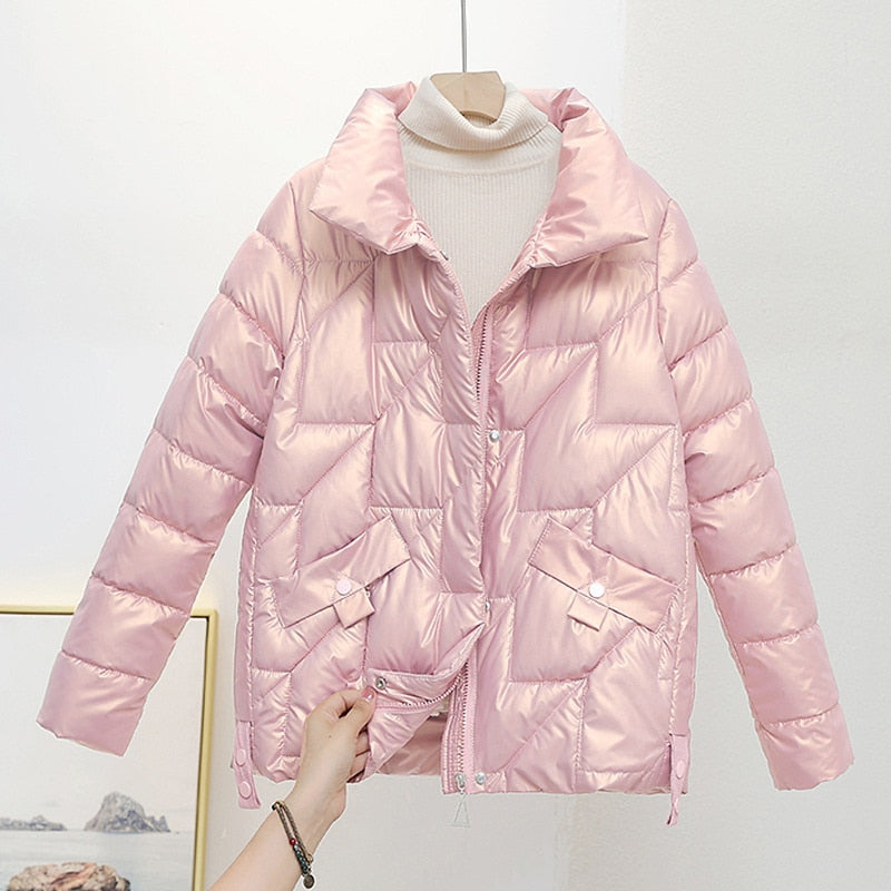 Jaquetas e Blusões jaquetas jaqueta jaqueta de inverno jaqueta feminina jaqueta de frio jaqueta-puffer jaqueta forrada jaqueta mulher
