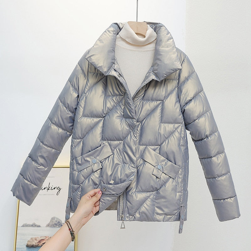 Jaquetas e Blusões jaquetas jaqueta jaqueta de inverno jaqueta feminina jaqueta de frio jaqueta-puffer jaqueta forrada jaqueta mulher
