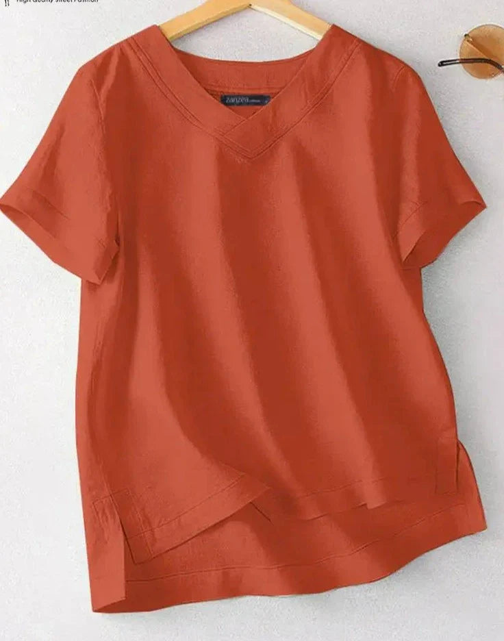 Blusa Alfaiataria Manga Curta
