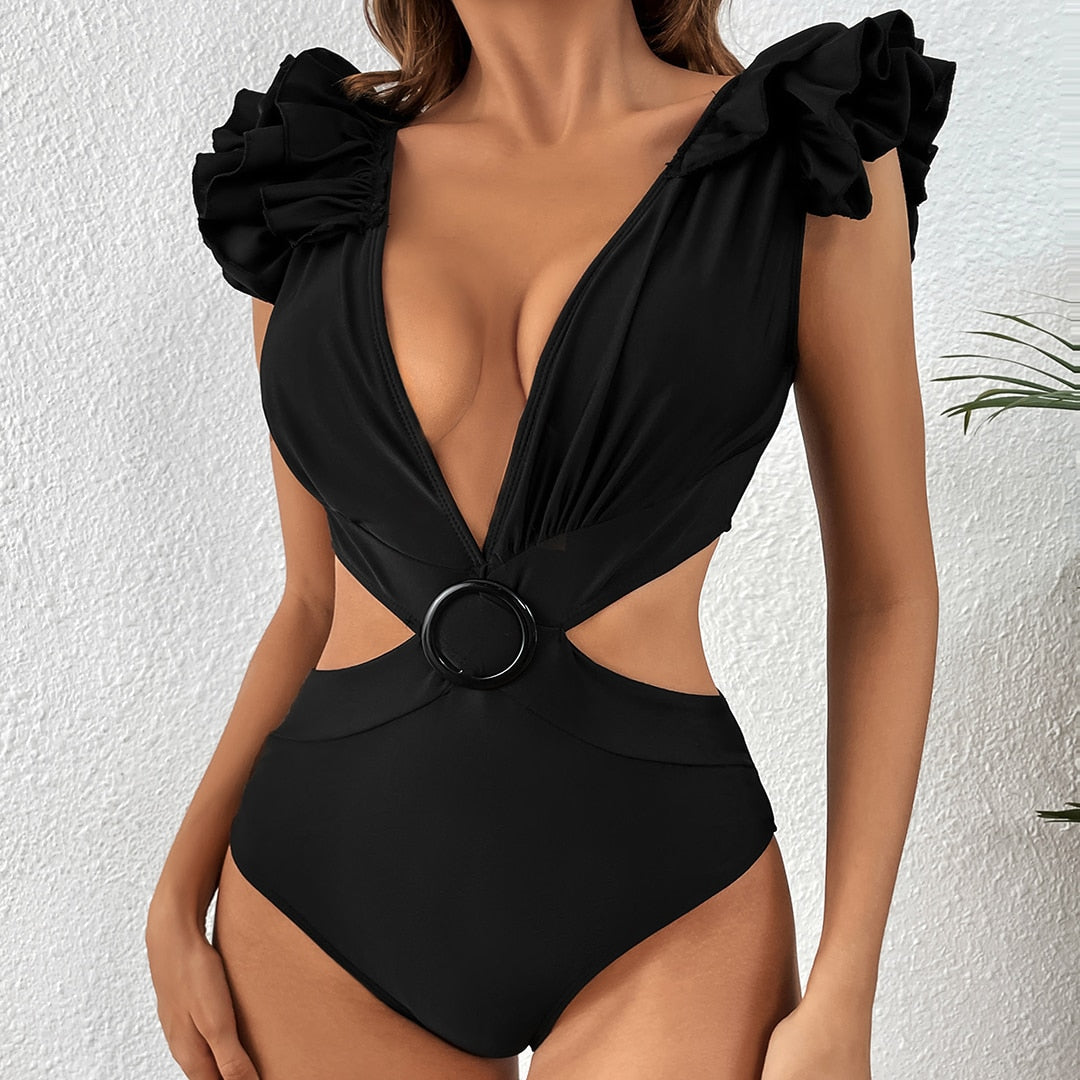 maiô estampado maiô costas cruzadas maiô com decote nas costas maiô com decote maiô com amarração Maiô biquini verão biquini elegante biquini de verão biquini de praia biquini