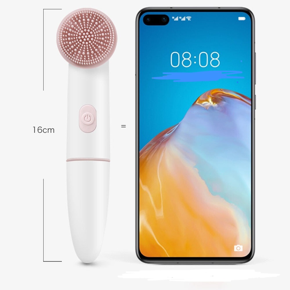 Escova de Limpeza Facial Profunda 2 em 1 - Elétrica