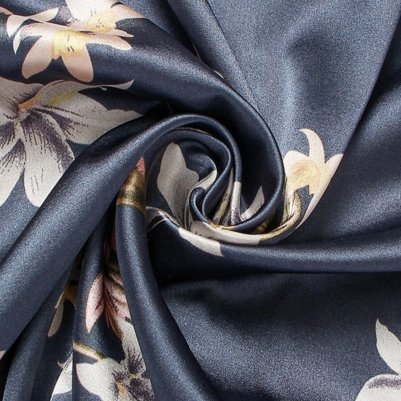 Pijama Feminino Longo em Cetim - Atenas