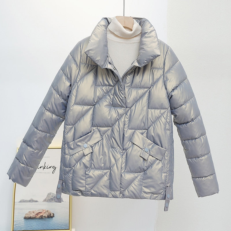 Jaquetas e Blusões jaquetas jaqueta jaqueta de inverno jaqueta feminina jaqueta de frio jaqueta-puffer jaqueta forrada jaqueta mulher