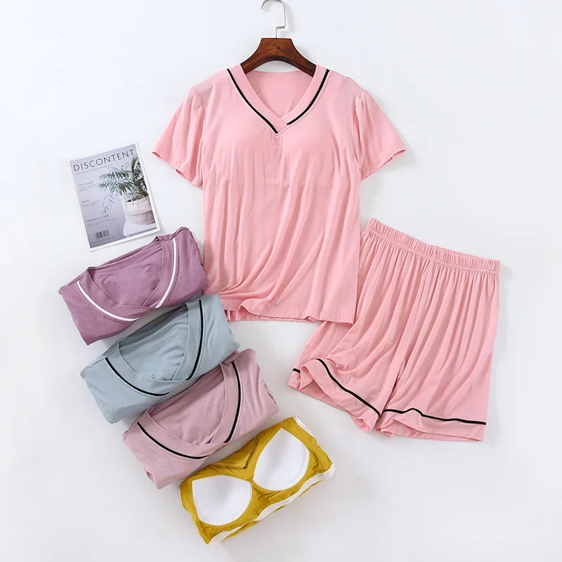 Pijama Feminino Curto - Coralina