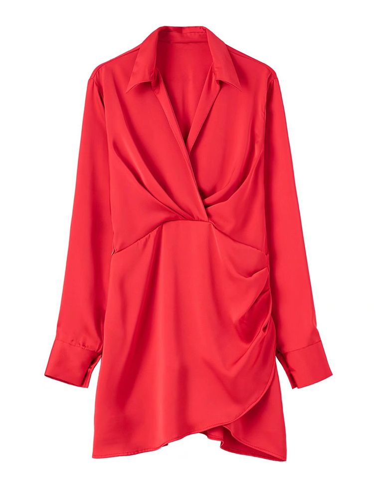 Vestido de Festa Cetim Curto - Lorella