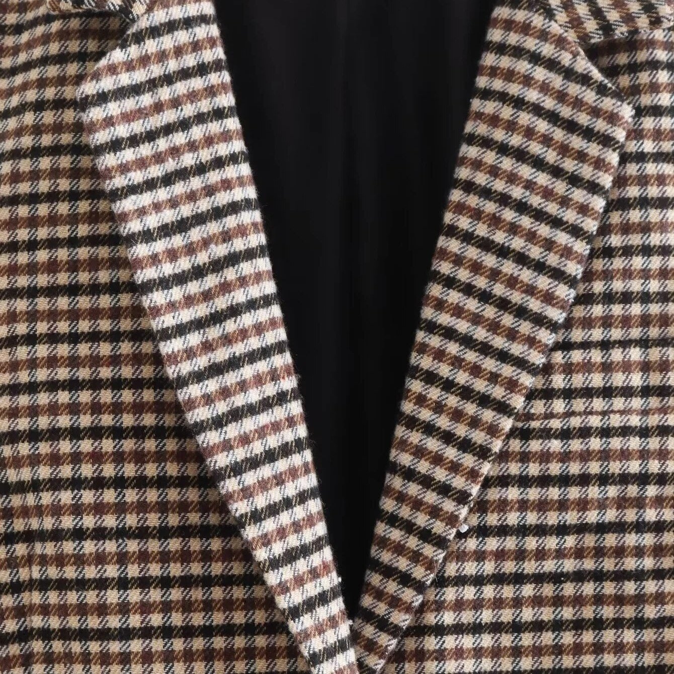 Blazer Xadrez Blazer Grosso Xadrez com Botões Manon Blazer Grosso Blazer com Botões Blazer blazer feminino