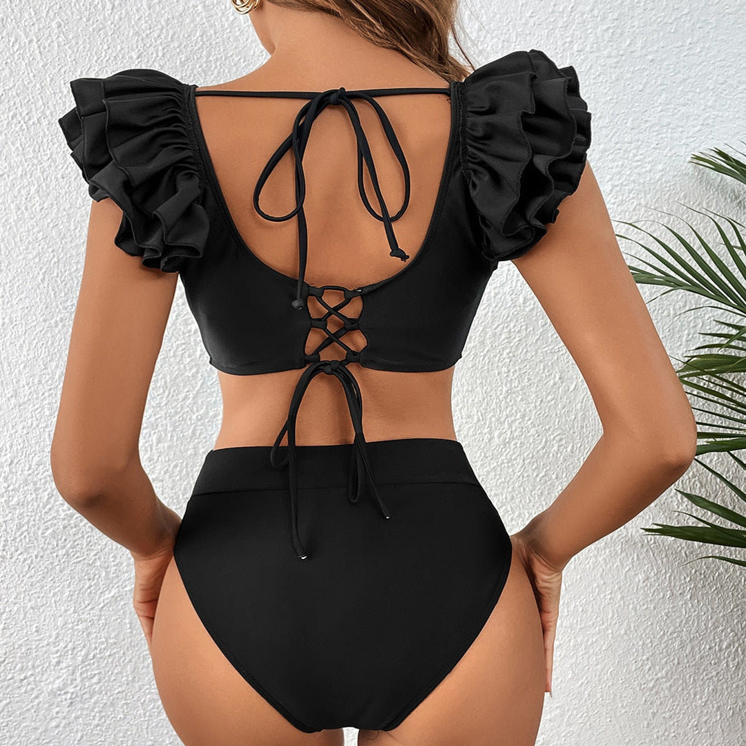 maiô estampado maiô costas cruzadas maiô com decote nas costas maiô com decote maiô com amarração Maiô biquini verão biquini elegante biquini de verão biquini de praia biquini