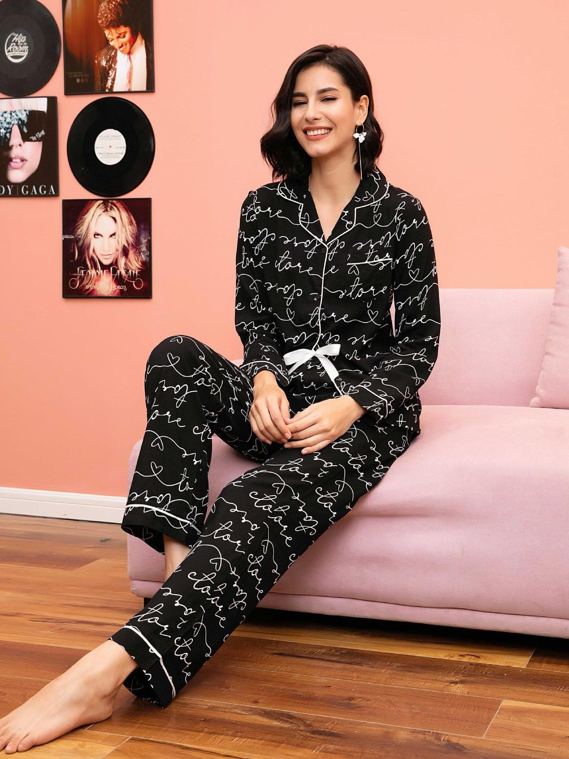 Pijama Feminino Americano Longo