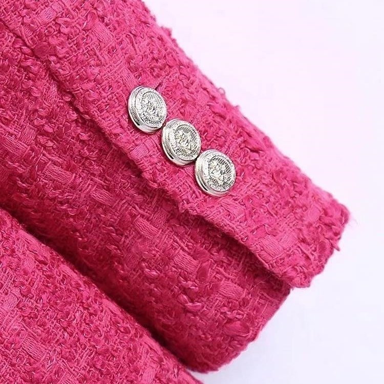 Blazer Longo de Lã Sintética Eloise Blazer Longo Blazer Grosso Blazer de Lã Sintética Blazer blazer Blazer com Botões Blazer Xadrez Blazer de Cintura Larga Blazer de Dois Botões blazer feminino Blazer Liso