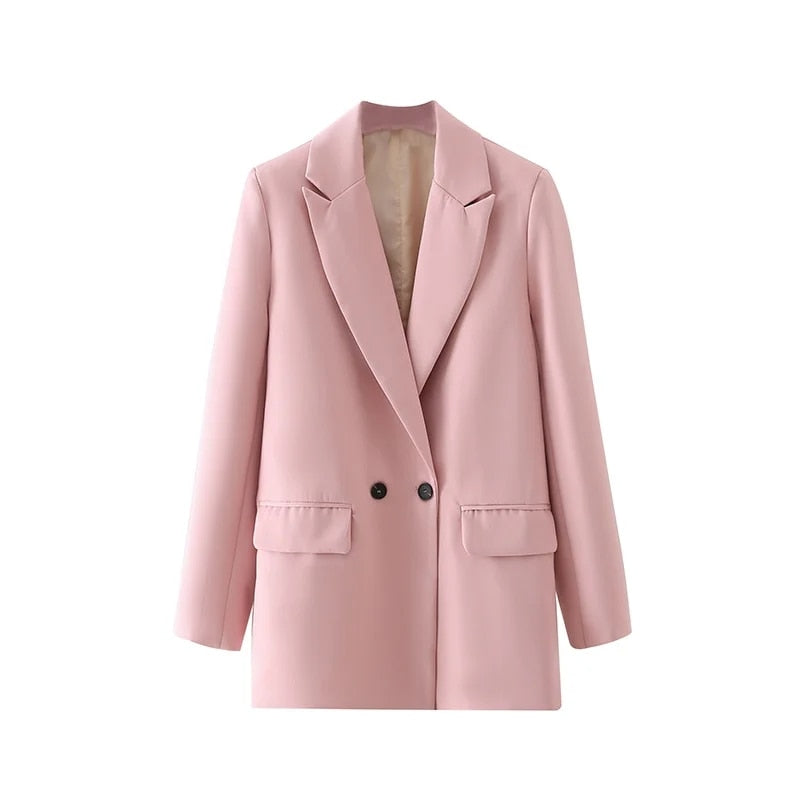 Blazer Liso de Dois Botões Lise Blazer Liso Blazer de Dois Botões Blazer Blazer Feminino Liso Blazer Feminino