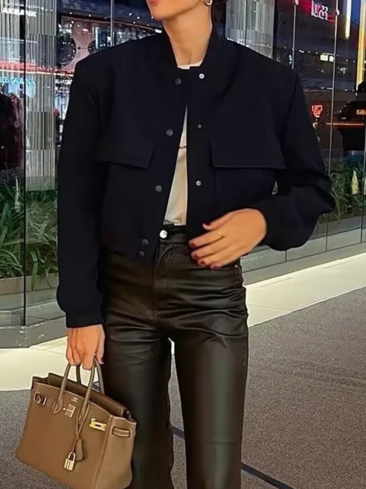 Jaquetas e Blusões jaquetas Casaco Manga Longa casaco longo Casaco Liso casaco feminino casaco de inverno feminino Casaco de Inverno casaco com bolso casaco