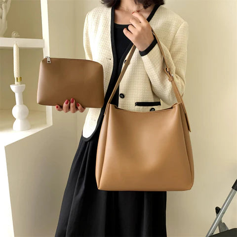 Bolsa feminina em Couro - Satchel